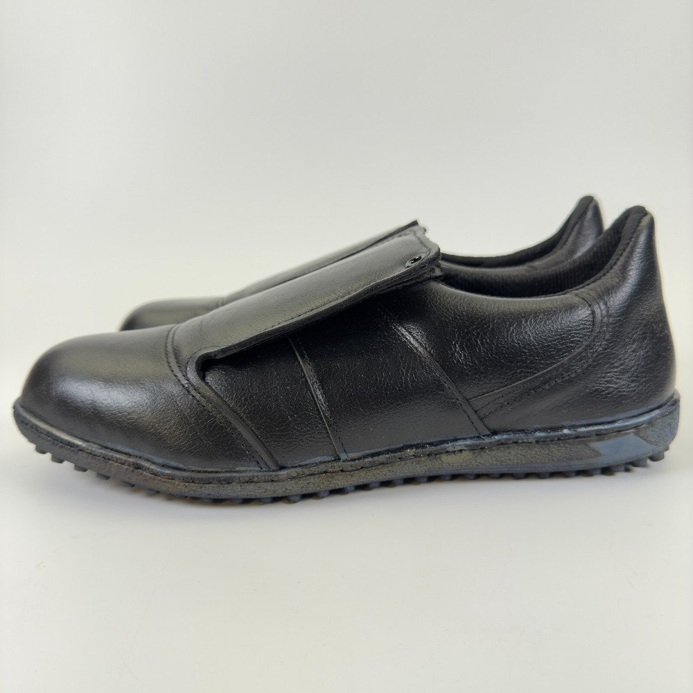 Vtg‎ Comanche Baseball Umpire Plate Shoes Men 10 M Black Official 1990s USA NOS